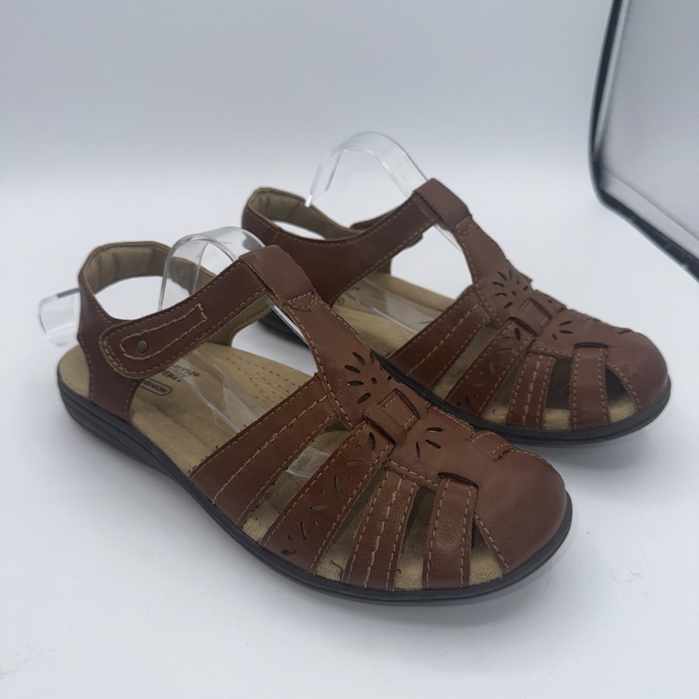 Earth Spirit Gelron Women's Brown Sintetico Mary Jane Shoes Size 7 Pre Owned